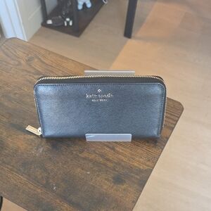 Kate Spade Black Leather Wallet